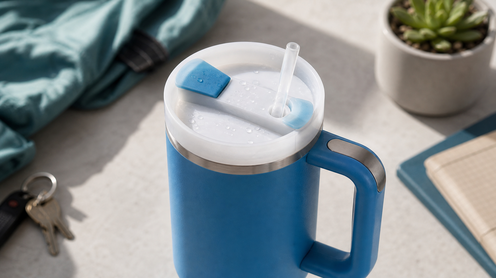 Leakproof Travel Mug with Straw: What the Lid Design Actually Needs to Do