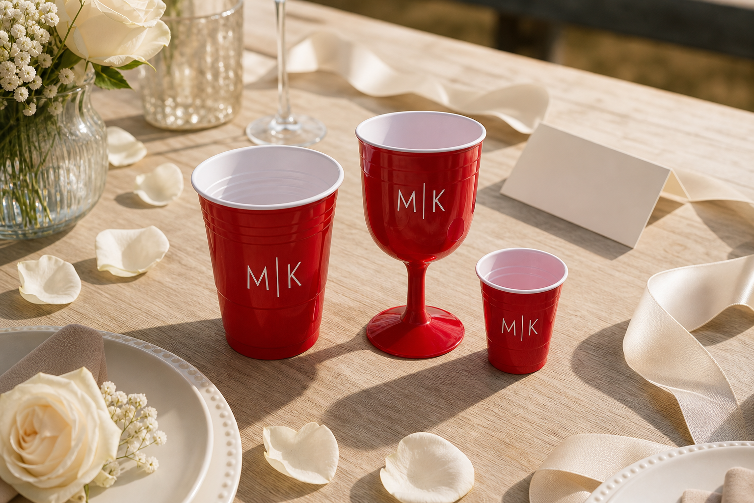 Custom Reusable Cups for Weddings: What to Order, How Many, and When