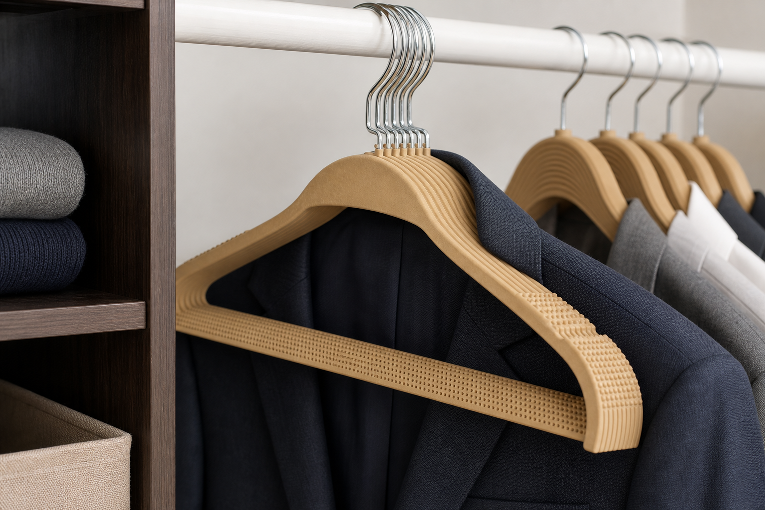 Plastic vs. Wood-Look vs. Non-Slip Hangers: Which Type Actually Protects Your Clothes?